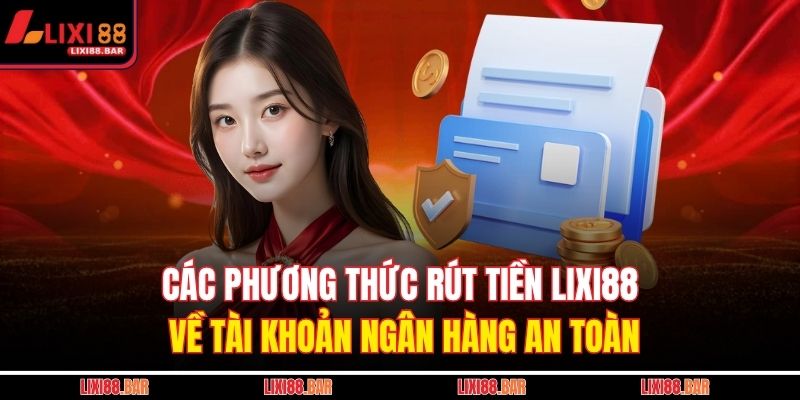Các phương thức rút tiền LIXI88 về tài khoản ngân hàng an toàn