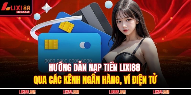 Nạp Tiền LIXI88 - Hướng Dẫn Giao Dịch Nhanh Chóng 3 Hướng dẫn nạp tiền LIXI88 qua các kênh ngân hàng, ví điện tử