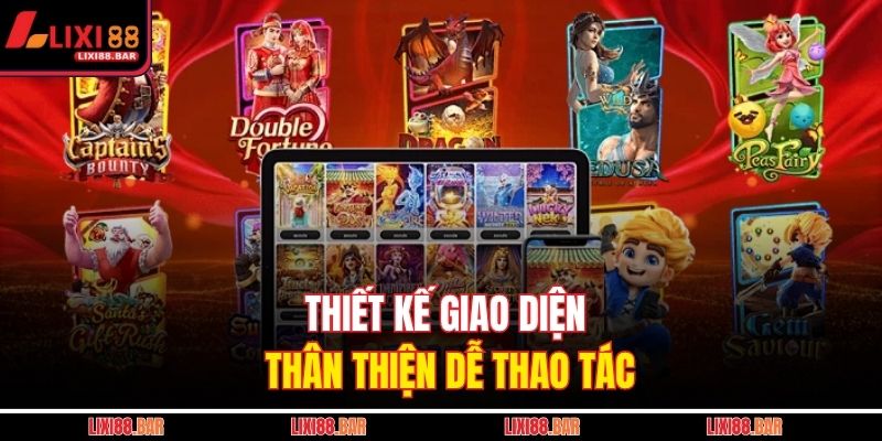 Thiết kế giao diện thân thiện dễ thao tác